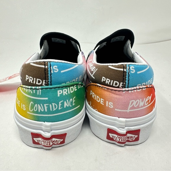 Vans Classic Slip On Pride Rainbow Sneakers - Picture 4 of 8